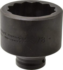 Proto - 3/4" Drive 2-3/8" Standard Impact Socket - 12 Points, 3-3/8" OAL - USA Tool & Supply