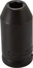 Proto - 3/4" Drive 5/8" Deep Impact Socket - 6 Points, 3-1/4" OAL - USA Tool & Supply
