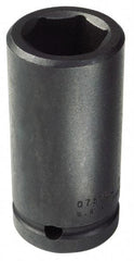 Proto - 3/4" Drive 9/16" Deep Impact Socket - 6 Points, 3-1/4" OAL - USA Tool & Supply