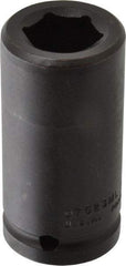 Proto - 3/4" Drive 23mm Deep Impact Socket - 6 Points, 3-1/4" OAL - USA Tool & Supply