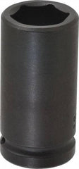 Proto - 3/4" Drive 27mm Deep Impact Socket - 6 Points, 3-1/4" OAL - USA Tool & Supply