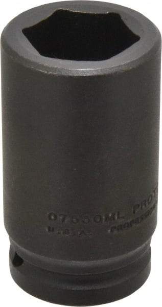 Proto - 3/4" Drive 30mm Deep Impact Socket - 6 Points, 3-1/4" OAL - USA Tool & Supply
