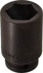 Proto - 3/4" Drive 35mm Deep Impact Socket - 6 Points, 3-1/4" OAL - USA Tool & Supply