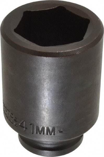 Proto - 3/4" Drive 41mm Deep Impact Socket - 6 Points, 3-1/2" OAL - USA Tool & Supply