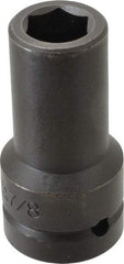 Proto - 1" Drive 7/8" Deep Impact Socket - 6 Points, 3-3/4" OAL - USA Tool & Supply