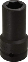 Proto - 1" Drive 1" Deep Impact Socket - 6 Points, 3-3/4" OAL - USA Tool & Supply