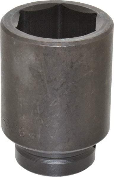 Proto - 1" Drive 2-3/16" Deep Impact Socket - 6 Points, 4-1/2" OAL - USA Tool & Supply