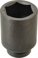 Proto - 1" Drive 2-5/16" Deep Impact Socket - 6 Points, 4-3/4" OAL - USA Tool & Supply