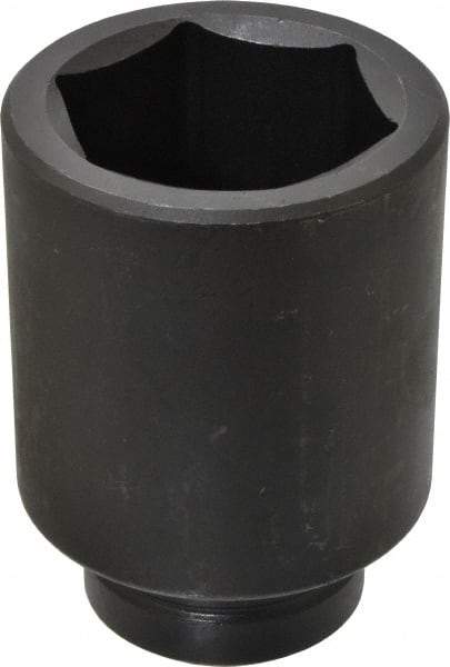 Proto - 1" Drive 2-3/8" Deep Impact Socket - 6 Points, 4-3/4" OAL - USA Tool & Supply