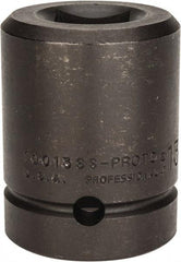 Proto - 1" Drive 13/16" Standard Impact Socket - 4 Points, 2-1/2" OAL - USA Tool & Supply