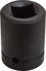 Proto - 1" Drive 1" Standard Impact Socket - 4 Points, 2-1/2" OAL - USA Tool & Supply