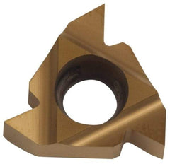 Hertel - 16ER External Right Hand 14 Whitworth Laydown Threading Insert - Grade HG330TR, TiAlN Coated Carbide - USA Tool & Supply