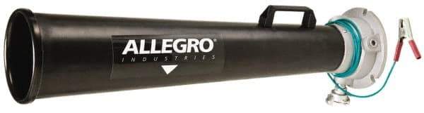 Allegro - 46 Inch Long, Plastic Venturi Style Pneumatic Blowers - 1 Inch NPT, 14.35 Inch Base Diameter, 15.37 Inch Face Diameter - USA Tool & Supply