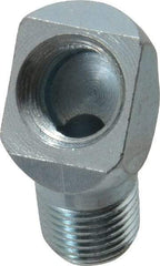 PRO-LUBE - 45° Head Angle, 1/8-27 NPT Steel Grease Fitting Adapter - 1/2" Hex - USA Tool & Supply