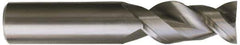 Kennametal - 5/8" Diam, 1-1/4" LOC, 2 Flute Solid Carbide Roughing & Finishing Square End Mill - Uncoated, 3-1/2" OAL, 5/8" Shank Diam, Straight Shank, 45° Helix, Centercutting, Regular Length - USA Tool & Supply