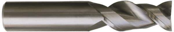 Kennametal - 3/8", 2 Flute, Single End, Solid Carbide, 0.03" Corner Radius End Mill - 2-1/2" OAL, 45° Helix, Right Hand Flute, 3/4" LOC, Right Hand Cut - USA Tool & Supply