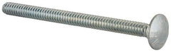 Value Collection - #10-24 UNC 2-1/2" Length Under Head, Standard Square Neck, Carriage Bolt - Grade 2 Steel, Zinc-Plated Finish - USA Tool & Supply