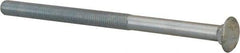 Value Collection - 5/8-11 UNC 10" Length Under Head, Standard Square Neck, Carriage Bolt - Grade 2 Steel, Zinc-Plated Finish - USA Tool & Supply