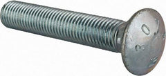 Value Collection - 3/4-10 UNC 4-1/2" Length Under Head, Standard Square Neck, Carriage Bolt - Grade 2 Steel, Zinc-Plated Finish - USA Tool & Supply