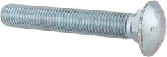 Value Collection - 3/4-10 UNC 5" Length Under Head, Standard Square Neck, Carriage Bolt - Grade 2 Steel, Zinc-Plated Finish - USA Tool & Supply