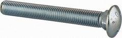 Value Collection - 3/4-10 UNC 6" Length Under Head, Standard Square Neck, Carriage Bolt - Grade 2 Steel, Zinc-Plated Finish - USA Tool & Supply