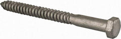 Value Collection - 5/8" Screw, 7" Length Under Head, Steel, Hex Head Lag Screw - Hot Dipped Galvanized, Grade 2 - USA Tool & Supply