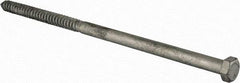 Value Collection - 5/8" Screw, 14" Length Under Head, Steel, Hex Head Lag Screw - Hot Dipped Galvanized, Grade 2 - USA Tool & Supply