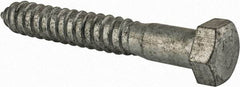 Value Collection - 3/4" Screw, 5" Length Under Head, Steel, Hex Head Lag Screw - Hot Dipped Galvanized, Grade 2 - USA Tool & Supply