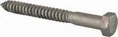 Value Collection - 3/4" Screw, 7" Length Under Head, Steel, Hex Head Lag Screw - Hot Dipped Galvanized, Grade 2 - USA Tool & Supply