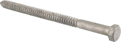 Value Collection - 3/4" Screw, 12" Length Under Head, Steel, Hex Head Lag Screw - Hot Dipped Galvanized, Grade 2 - USA Tool & Supply