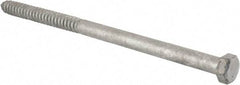 Value Collection - 3/4" Screw, 14" Length Under Head, Steel, Hex Head Lag Screw - Hot Dipped Galvanized, Grade 2 - USA Tool & Supply