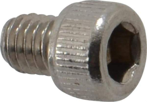 Value Collection - #10-32 UNF Hex Socket Drive, Socket Cap Screw - Grade 18-8 Stainless Steel, Uncoated, Fully Threaded, 1/4" Length Under Head - USA Tool & Supply