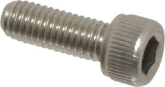 Value Collection - #10-32 UNF Hex Socket Drive, Socket Cap Screw - Grade 18-8 Stainless Steel, Uncoated, Fully Threaded, 9/16" Length Under Head - USA Tool & Supply