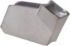 Iscar - 3GSFN Grade IC328, 3.02mm Cutting Width Carbide Grooving Insert - Neutral, 0.2mm Corner Radius, TiCN Finish - USA Tool & Supply