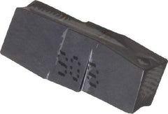 Iscar - 300020GIP Grade IC908, 3mm Cutting Width Carbide Grooving Insert - 1.8mm Max Depth of Cut, Neutral, 0.2mm Corner Radius, TiAlN Finish - USA Tool & Supply