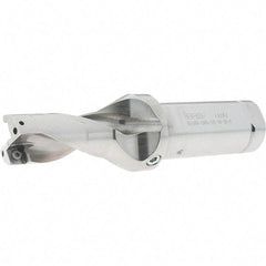 Iscar - 2" Max Drill Depth, 2xD, 1" Diam, Indexable Insert Drill - 2 Inserts, 1-1/4" Shank Diam, Straight Shank - USA Tool & Supply