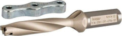 Iscar - 0.591 to 5/8" Diam, 5xD, 2.95" Max Depth, 3/4" Shank Diam, Replaceable Tip Drill - IDI 0591-S.. Insert, 15 Seat Size, DCM Toolholder, Series ChamDrill - USA Tool & Supply