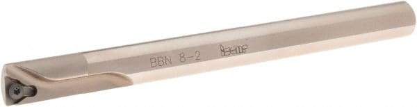 Iscar - 0.551" Min Bore Diam, 6" OAL, 1/2" Shank Diam, BBN Indexable Boring Bar - TPGB Insert, Screw Holding Method - USA Tool & Supply