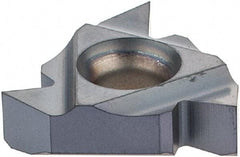 Iscar - 16ER External Right Hand 48-8 Partial Profile 60° Laydown Threading Insert - Grade IC908, TiAlN Coated Carbide, 9.53mm Inscribed Circle - USA Tool & Supply