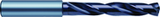 19/64 Dia. - Carbide HP 5xD Drill-140° Point-Coolant-nano-A - USA Tool & Supply