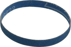 Norton - 1/2" Wide x 12" OAL, 60 Grit, Zirconia Alumina Abrasive Belt - Zirconia Alumina, Medium, Coated, X Weighted Cloth Backing, Series R823 - USA Tool & Supply