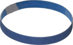 Norton - 1/2" Wide x 12" OAL, 80 Grit, Zirconia Alumina Abrasive Belt - Zirconia Alumina, Medium, Coated, X Weighted Cloth Backing, Series R823 - USA Tool & Supply