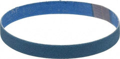 Norton - 1/2" Wide x 12" OAL, 100 Grit, Zirconia Alumina Abrasive Belt - Zirconia Alumina, Fine, Coated, X Weighted Cloth Backing, Series R823 - USA Tool & Supply