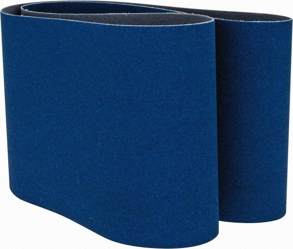 Norton - 6" Wide x 48" OAL, 80 Grit, Zirconia Alumina Abrasive Belt - Zirconia Alumina, Medium, Coated, Y Weighted Cloth Backing, Dry, Series R821 - USA Tool & Supply