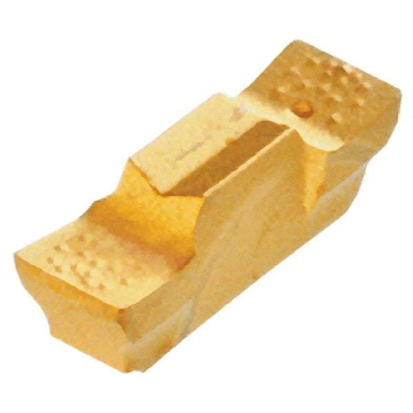 Iscar - 250020GEPI Grade IC908, 2.5mm Cutting Width Carbide Grooving Insert - 9mm Max Depth of Cut, Neutral, 0.2mm Corner Radius, TiAlN Finish - USA Tool & Supply