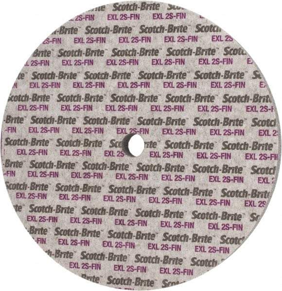 3M - 12" Diam, 1" Face Width, 1" Center Hole, Fine Grade, Silicon Carbide Deburring Wheel - Unitized, Soft Density 2 Grade, 2,600 RPM - USA Tool & Supply