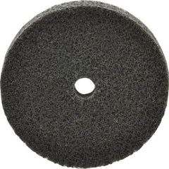 3M - 2" Diam, 1/4" Face Width, 1/4" Center Hole, Fine Grade, Silicon Carbide Deburring Wheel - Unitized, Soft Density 3 Grade, 16,100 RPM - USA Tool & Supply