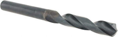 Cle-Line - 17/32" Drill, 118° Point, High Speed Steel Silver Deming & Reduced Shank Drill Bit - Oxide Finish, 6" OAL, Straight Shank, 3-1/8" Flute Length, Right Hand Cut, Standard Point, Spiral Flute, Regular Spiral - USA Tool & Supply