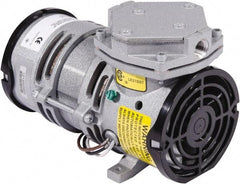 Gast - Diaphragm-Type Vacuum Pumps Horsepower: 1/16 Cubic Feet per Minute: 0.70 - USA Tool & Supply