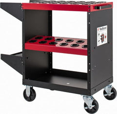 Huot - 48 Tool Capacity, 40 Taper Size ToolScoot CNC Tool Cart - USA Tool & Supply